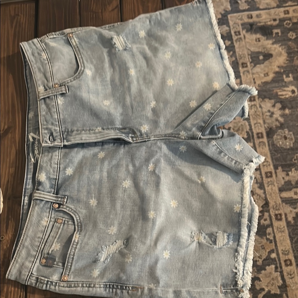 Denim Distressed Women's Shorts